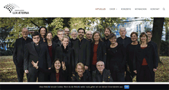 Desktop Screenshot of ensemble-lux-aeterna.de