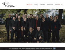 Tablet Screenshot of ensemble-lux-aeterna.de